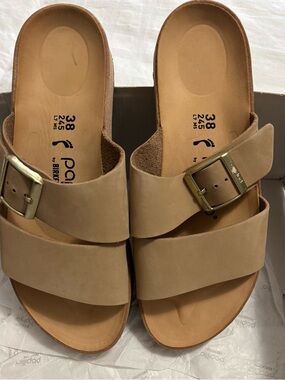 NEW wedges sandals Papillio by Birkenstock size 38 (7-7.5)narrow